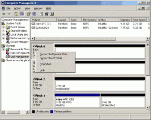 Convert Basic Disk to Dynamic