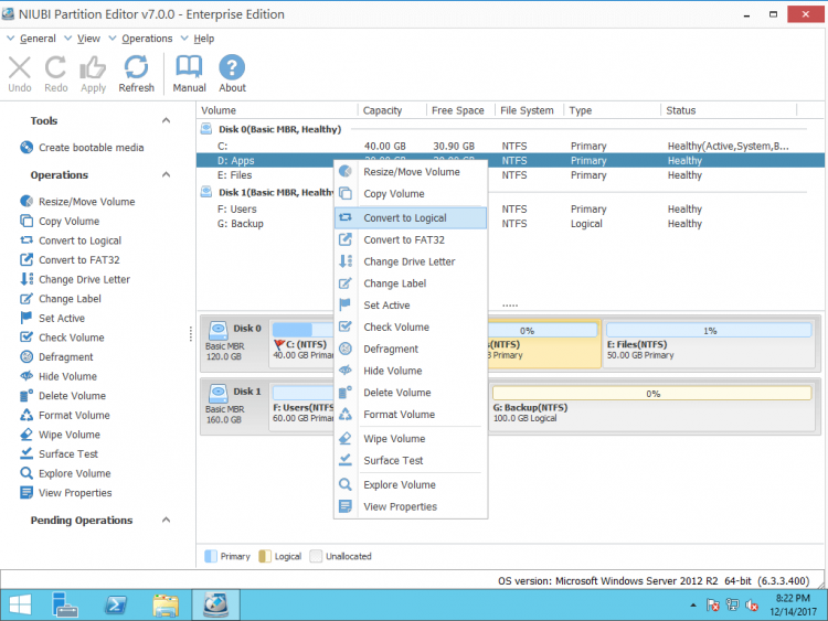 How to change partition type between logical and primary without data ...