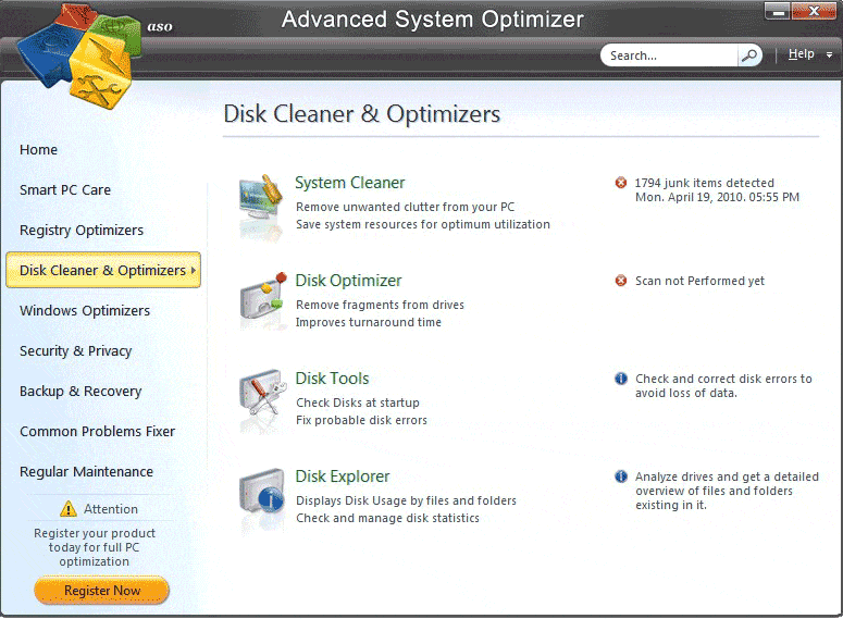 disk optimizer windows 10