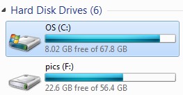 I have no free disk space left on my c drive - solution.