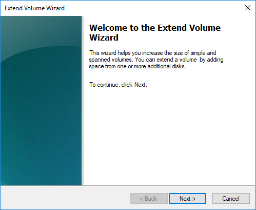 add unallocated space to partition windows 10