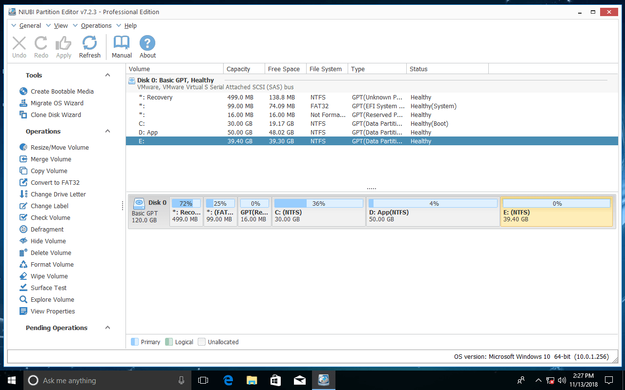 Resize System Reserved Partition Windows 10