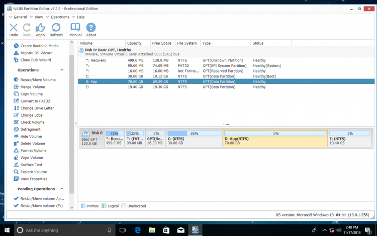 Unallocated merged