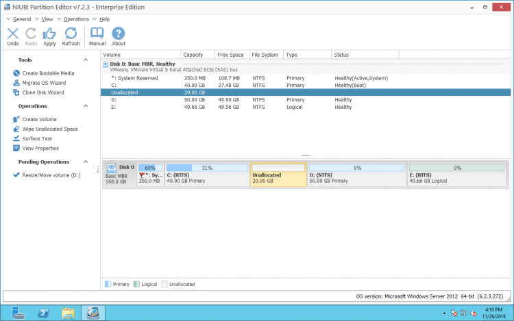 Unallocated produced