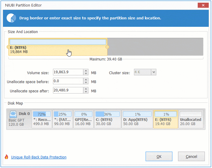 Move Unallocated